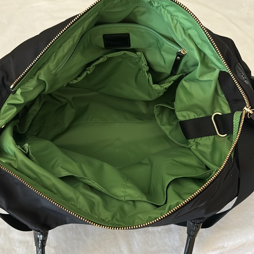 KATE SPADE ♠️ AUTHENTIC DIAPER BAG- BLACK WITH GOLD COLOR HARDWARE - Picture 16 of 17